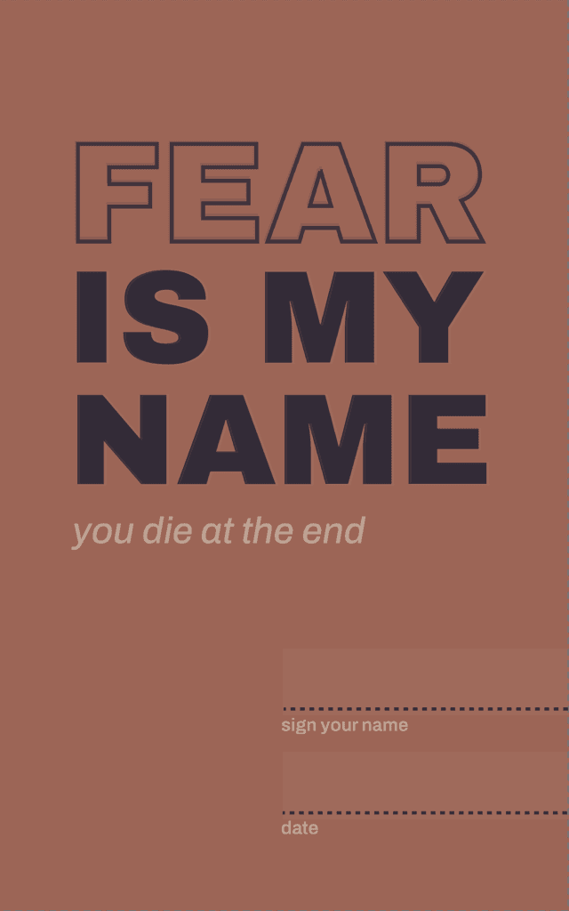 Fear Is My Name — front cover